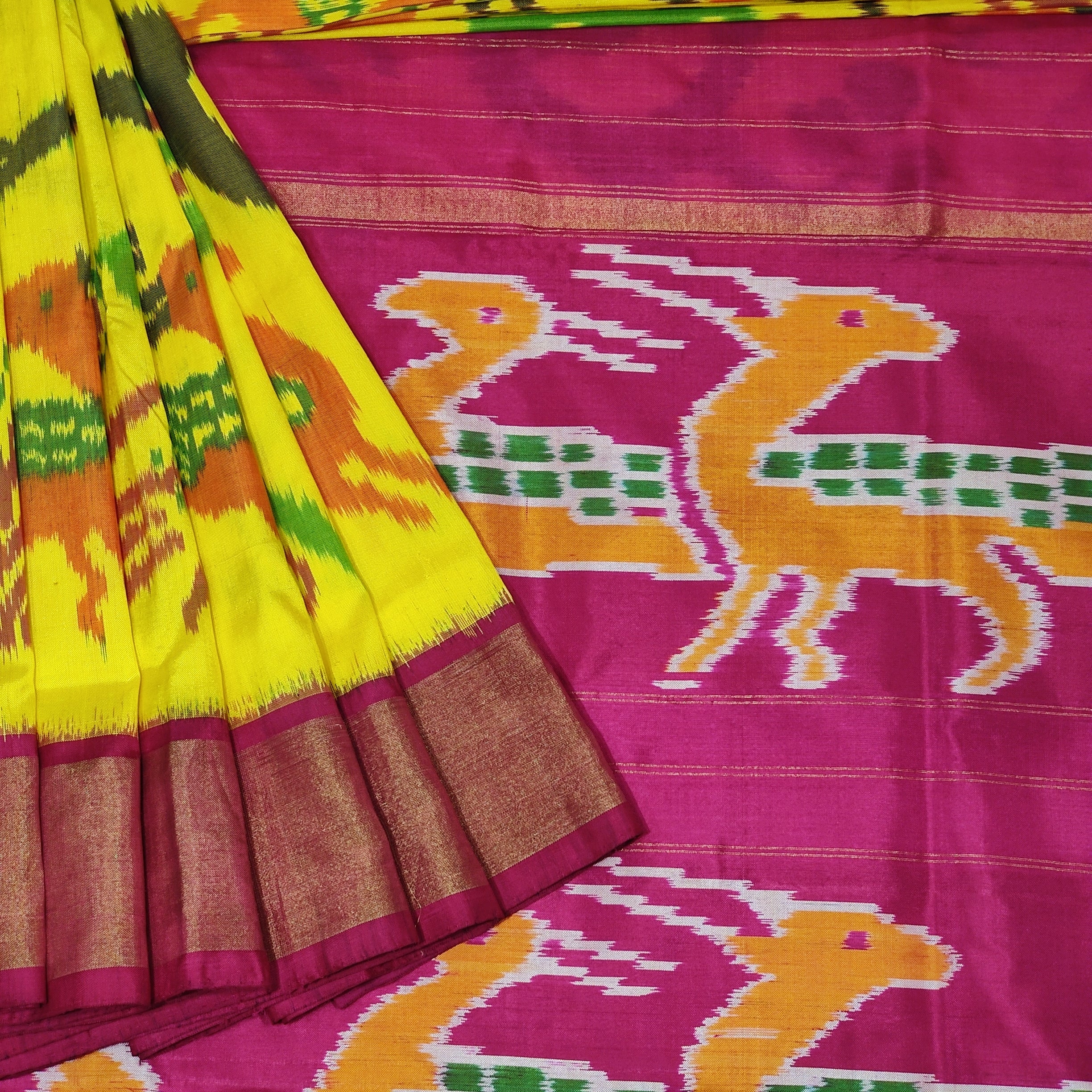 Pochampally Ikkat cotton sarees | designer pochampally ikkat cotton saree  with all over pochampally design saree online from weavers | PIKT0000065