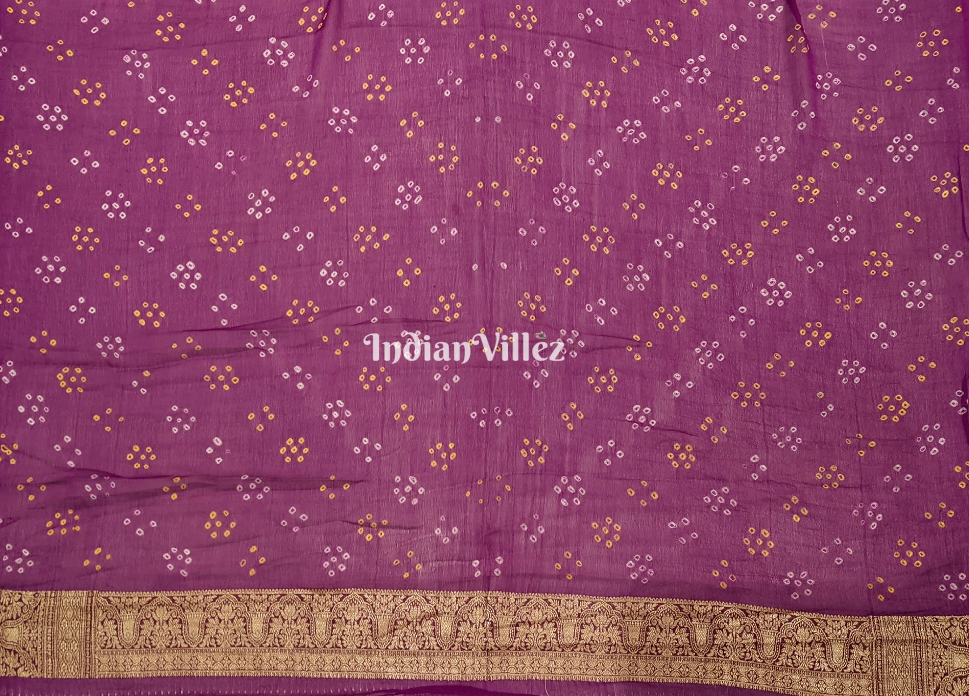 Peach Magenta Pure Banarasi Georgette Saree