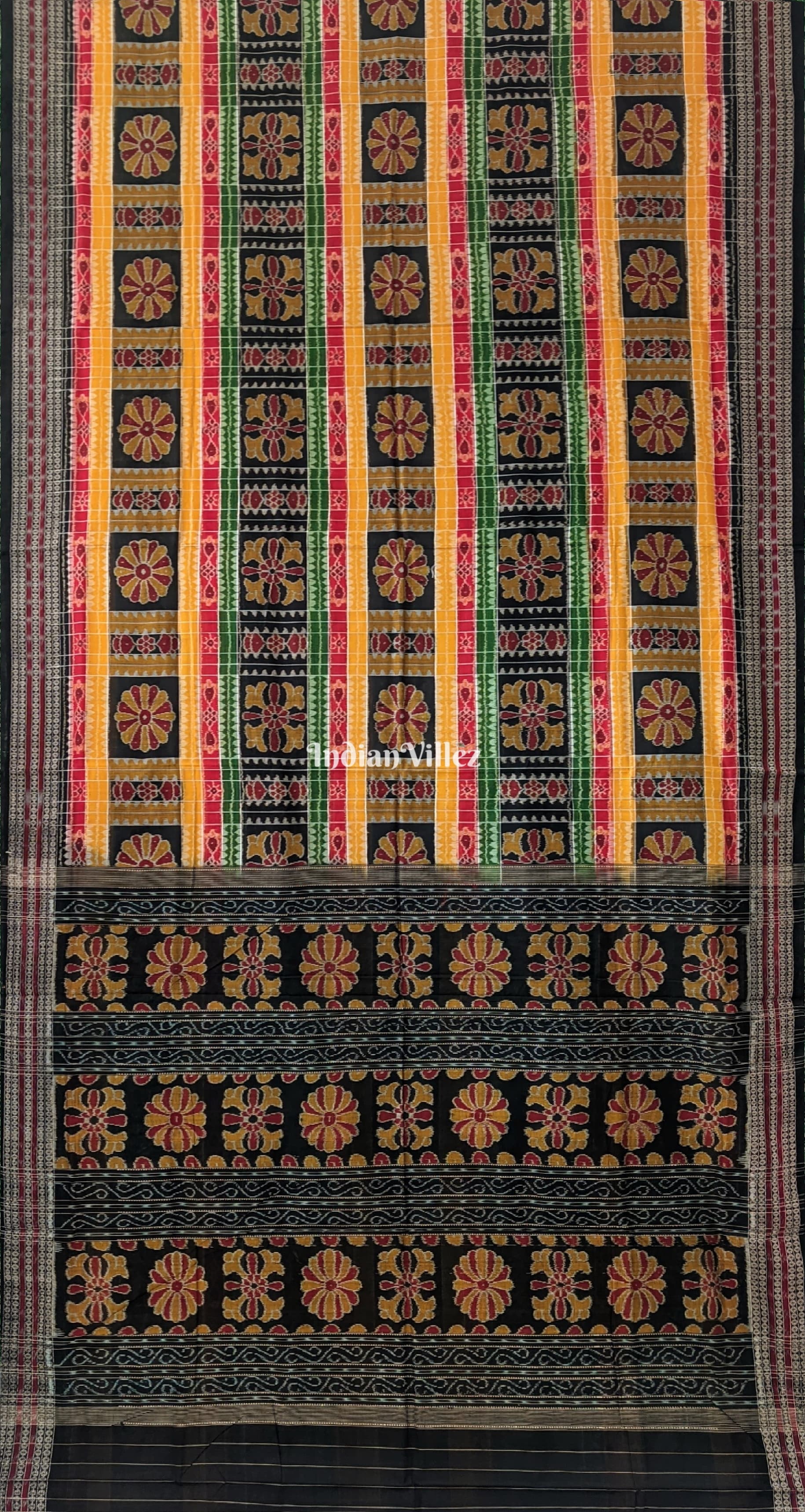 Multicolor Utkal Laxmi Sambalpuri Cotton Saree