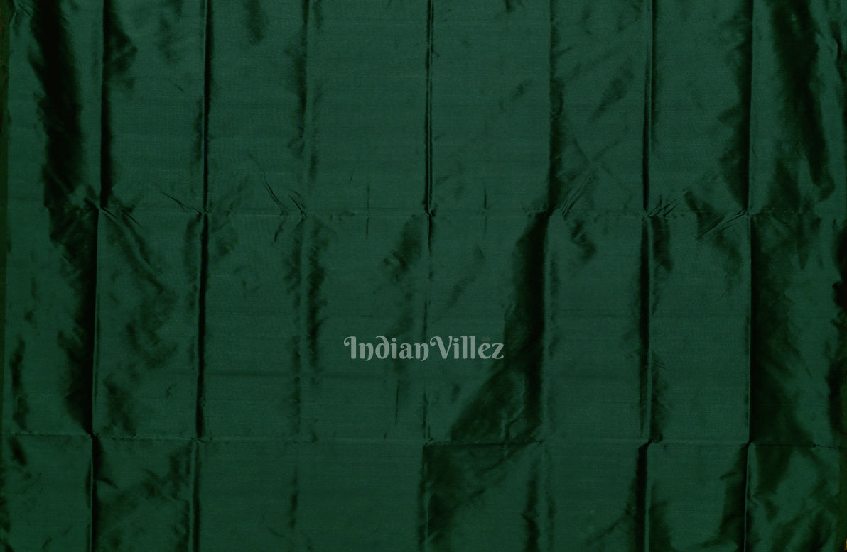 Green Grey Pasapali Theme Sambalpuri Silk Saree