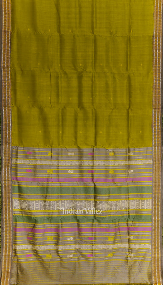 Sea Green Single Flower Motif Siminoi Silk Saree