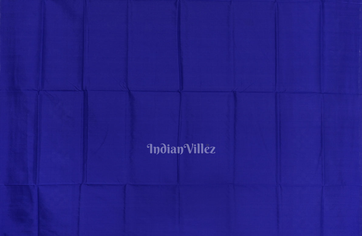 Blue Contemporary Pasapali Sambalpuri Silk Saree