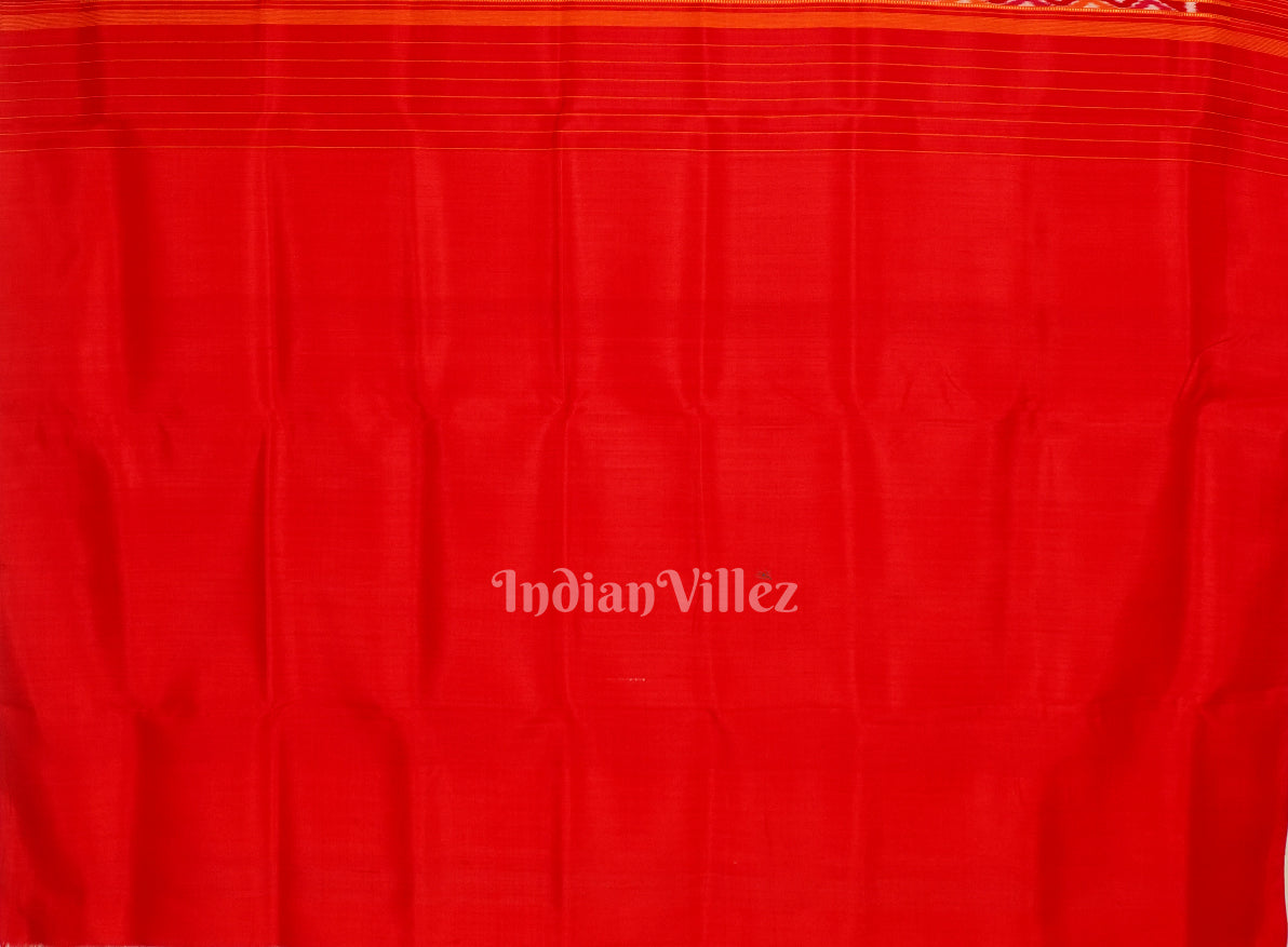 Rani Red Pasapali Border Designer Contemporary Silk Saree