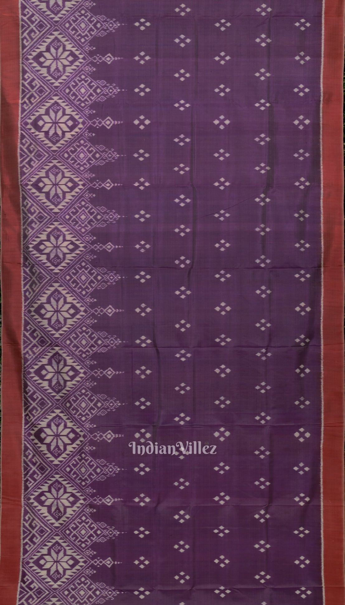 Lavender Dual Tone Odisha Ikat Designer Contemporary Silk Saree