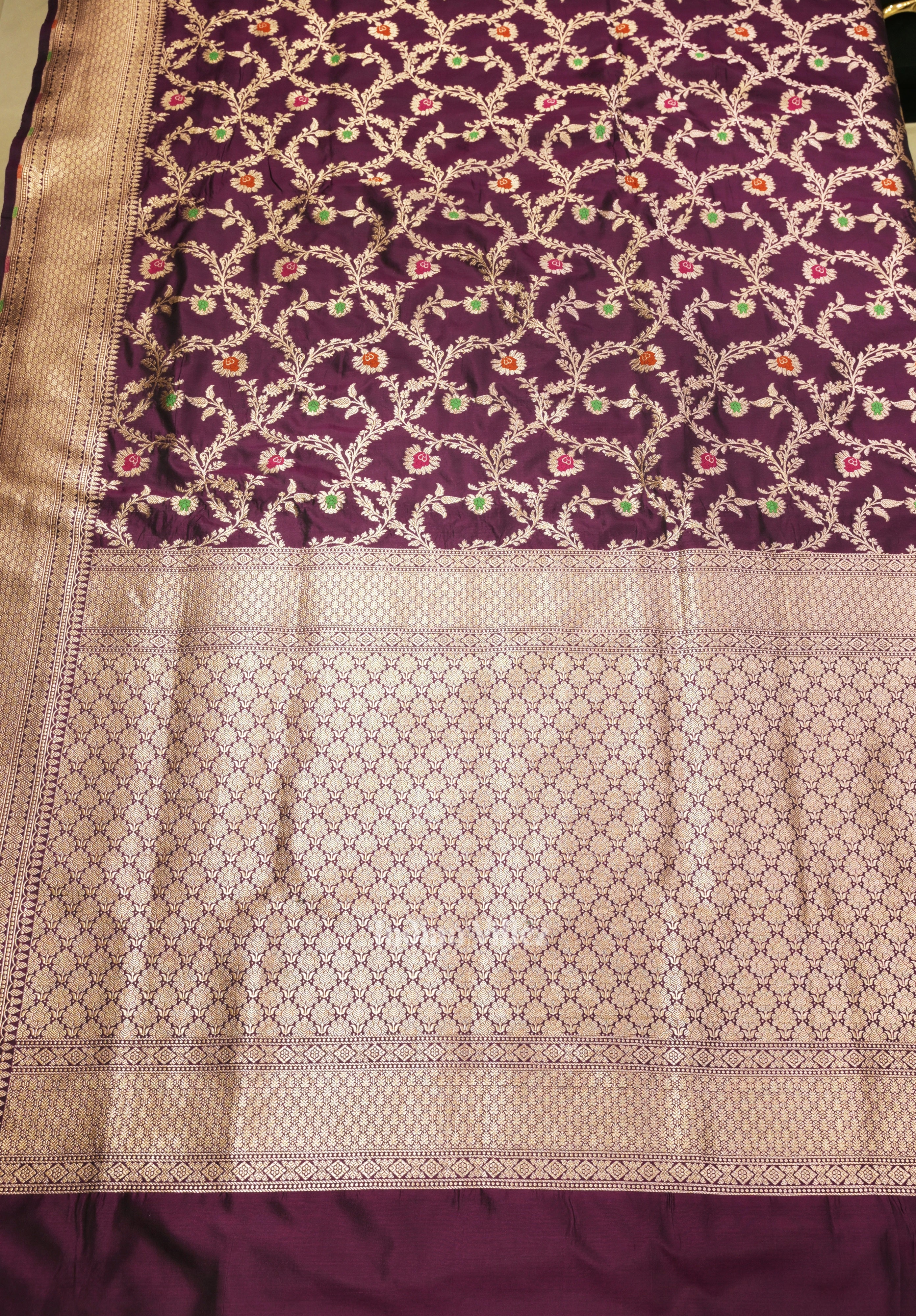 Meenakari Banarasi Katan Silk Saree