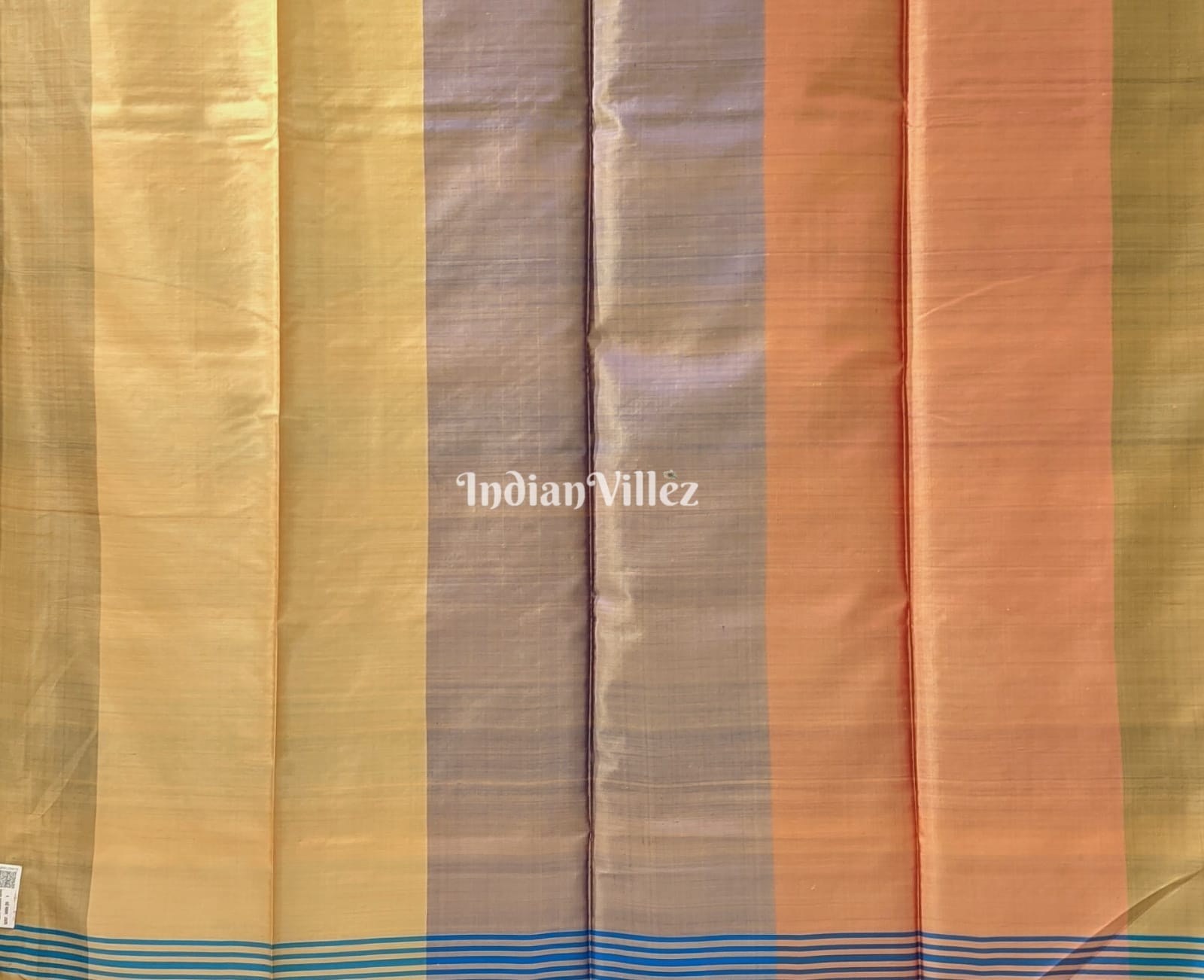 Multicolored Handwoven Soft Silk Saree