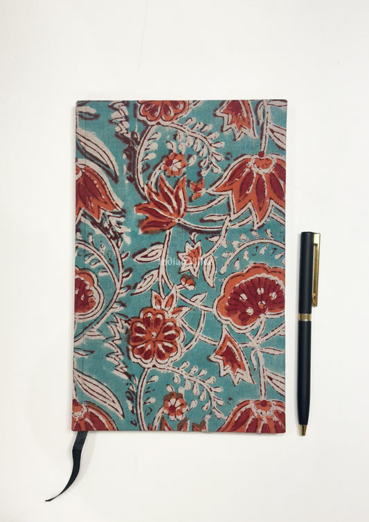 Hand Block-Print Handmade Woven Cotton Fabric Cover Diary