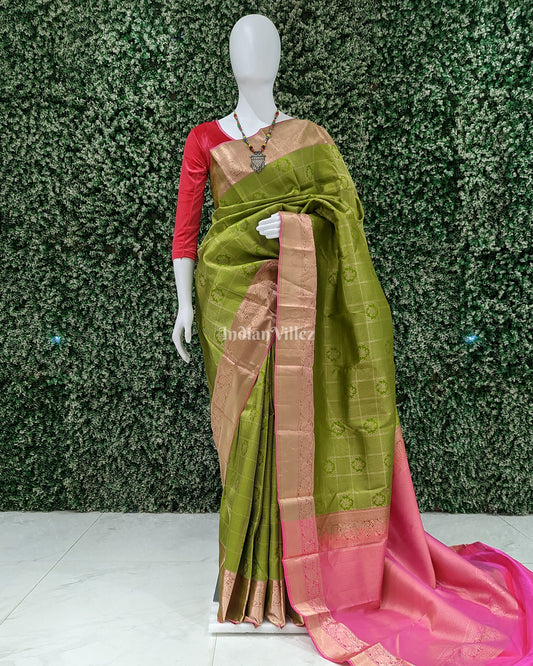 Green Pure Kanjivaram Silk Saree