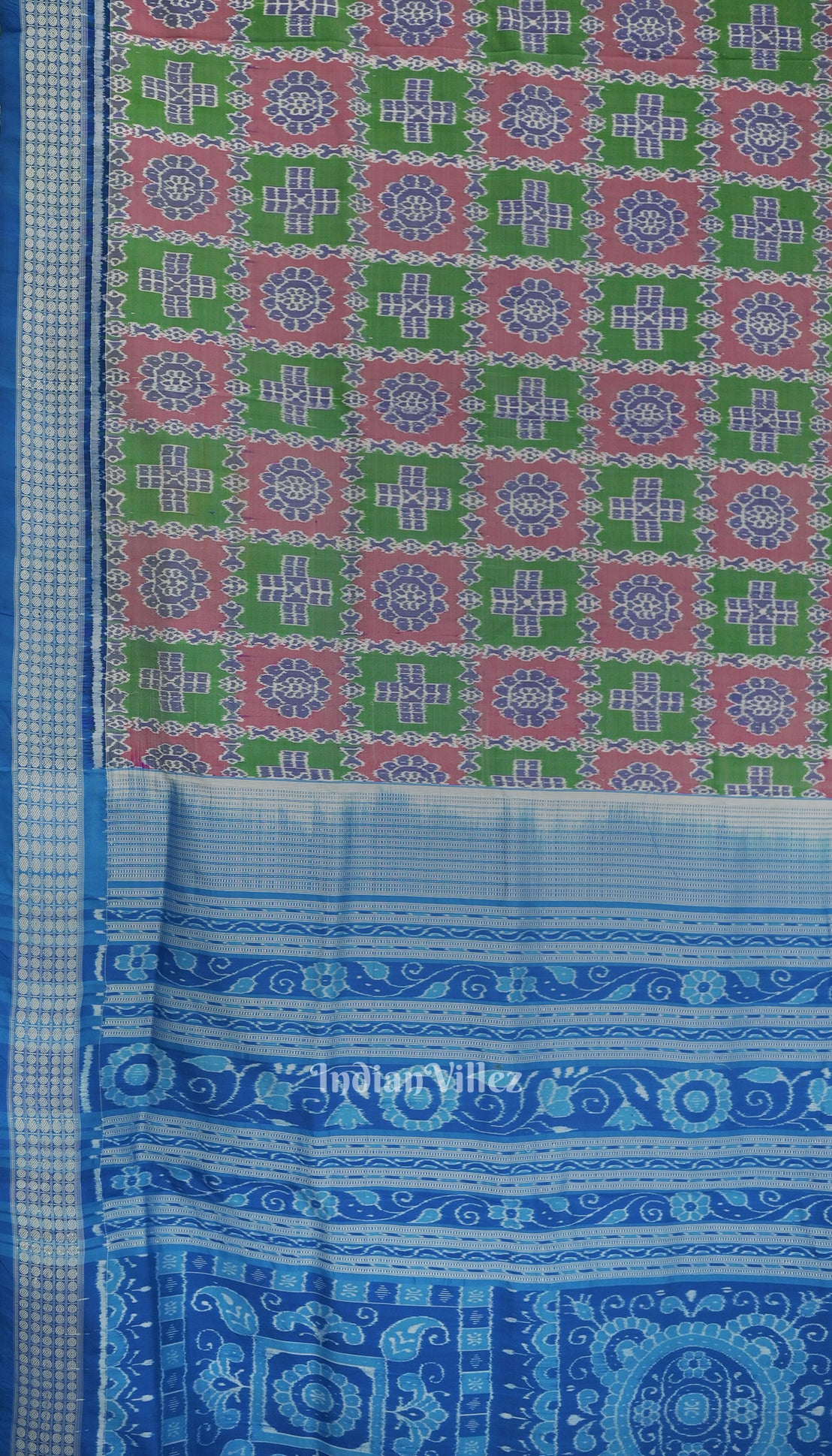 Exclusive Fish Motif Odisha Ikat Sambalpuri Silk Saree