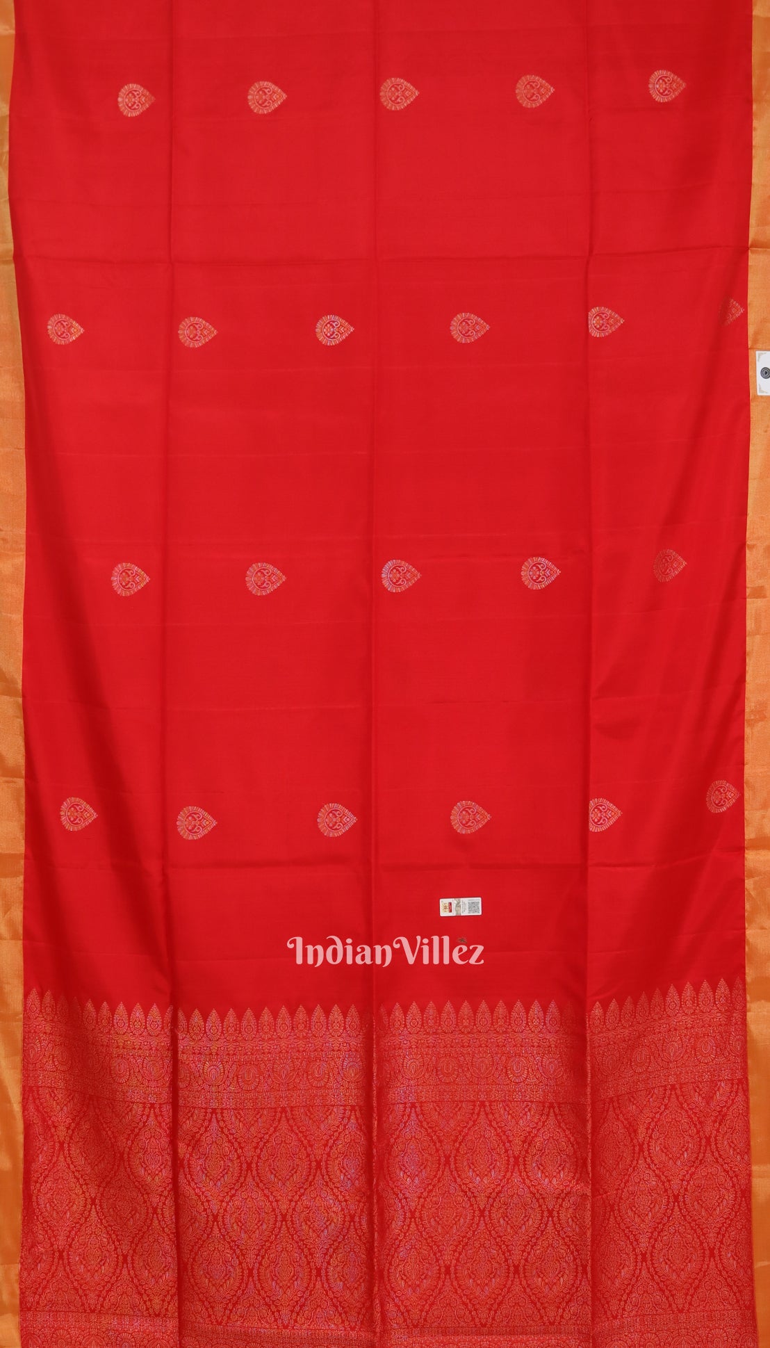 Red Pure Kanjivaram Soft Silk Saree