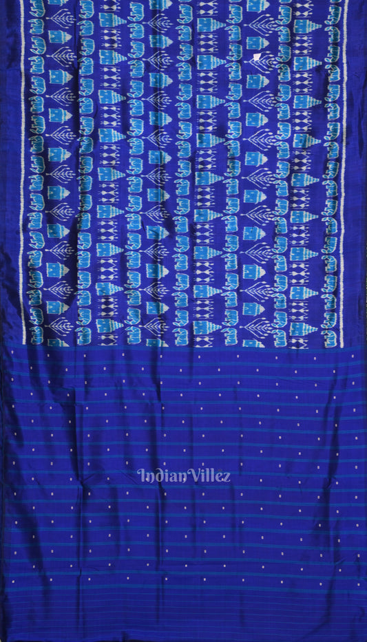 Exclusive Designer Royal Blue Contemporary Silk Saree 