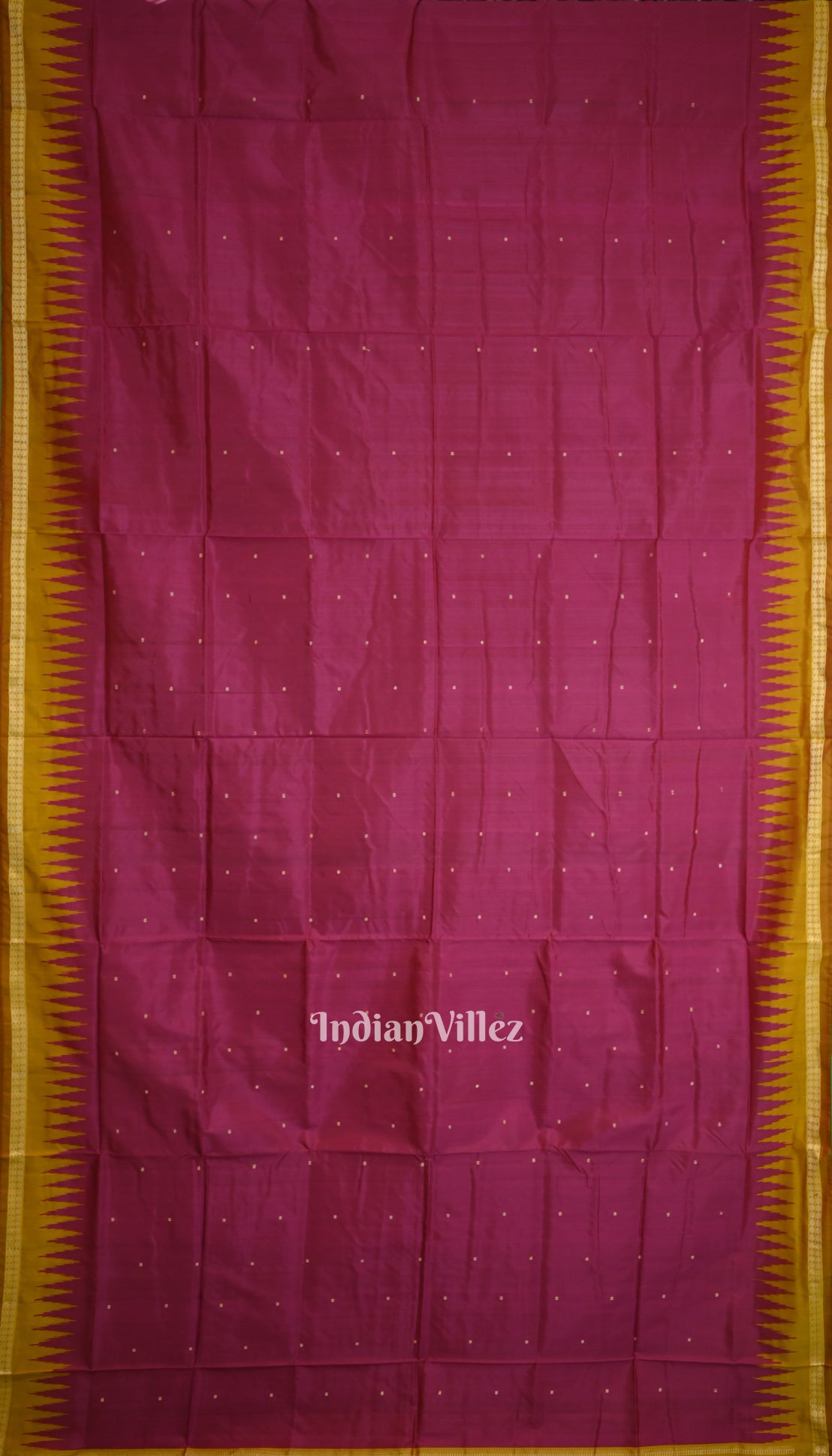 Maroon Odisha Ikat Bomkai Silk Saree