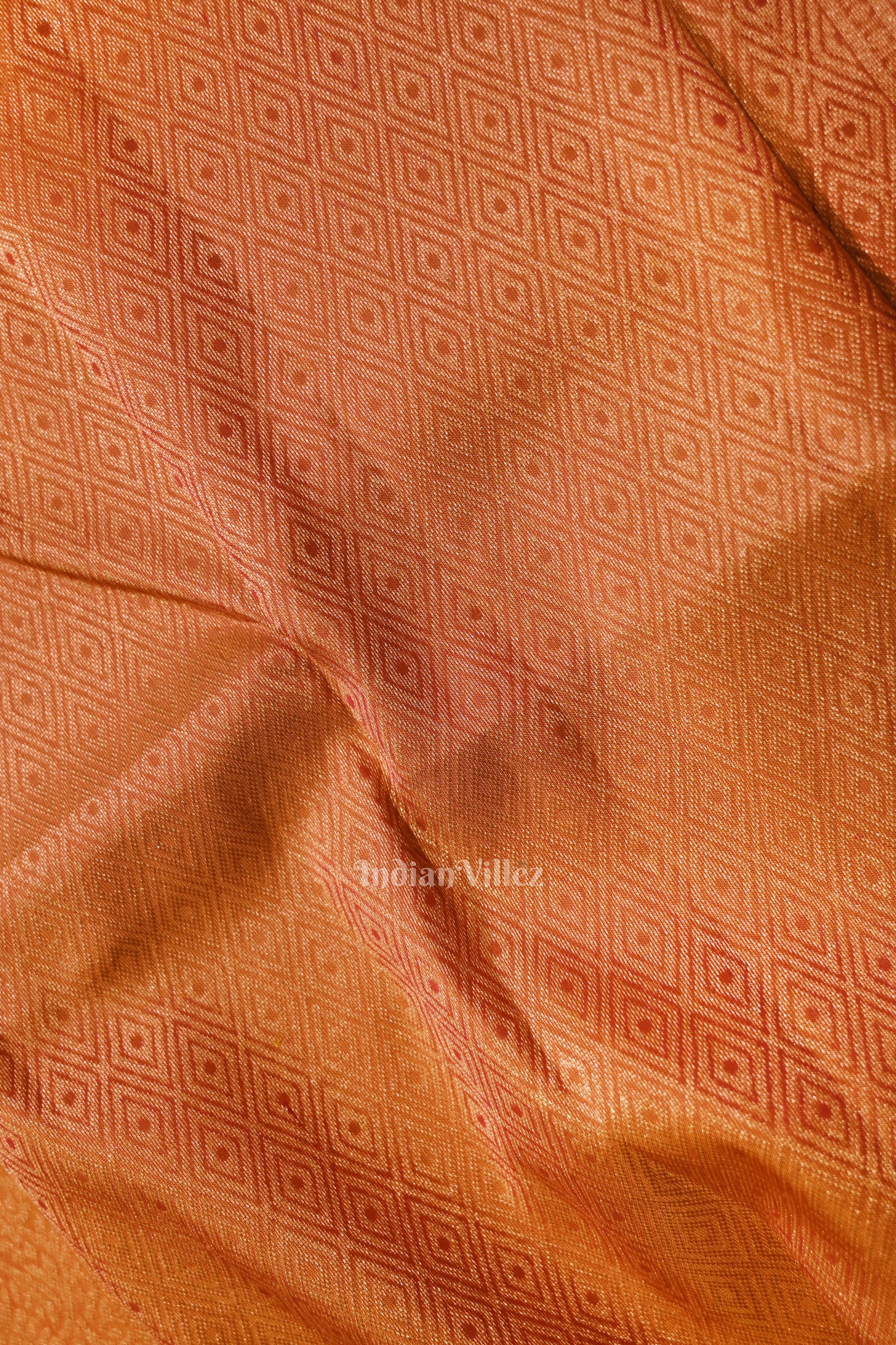 Cherry Red Pure Kanjivaram Silk Saree with Zari Brocade