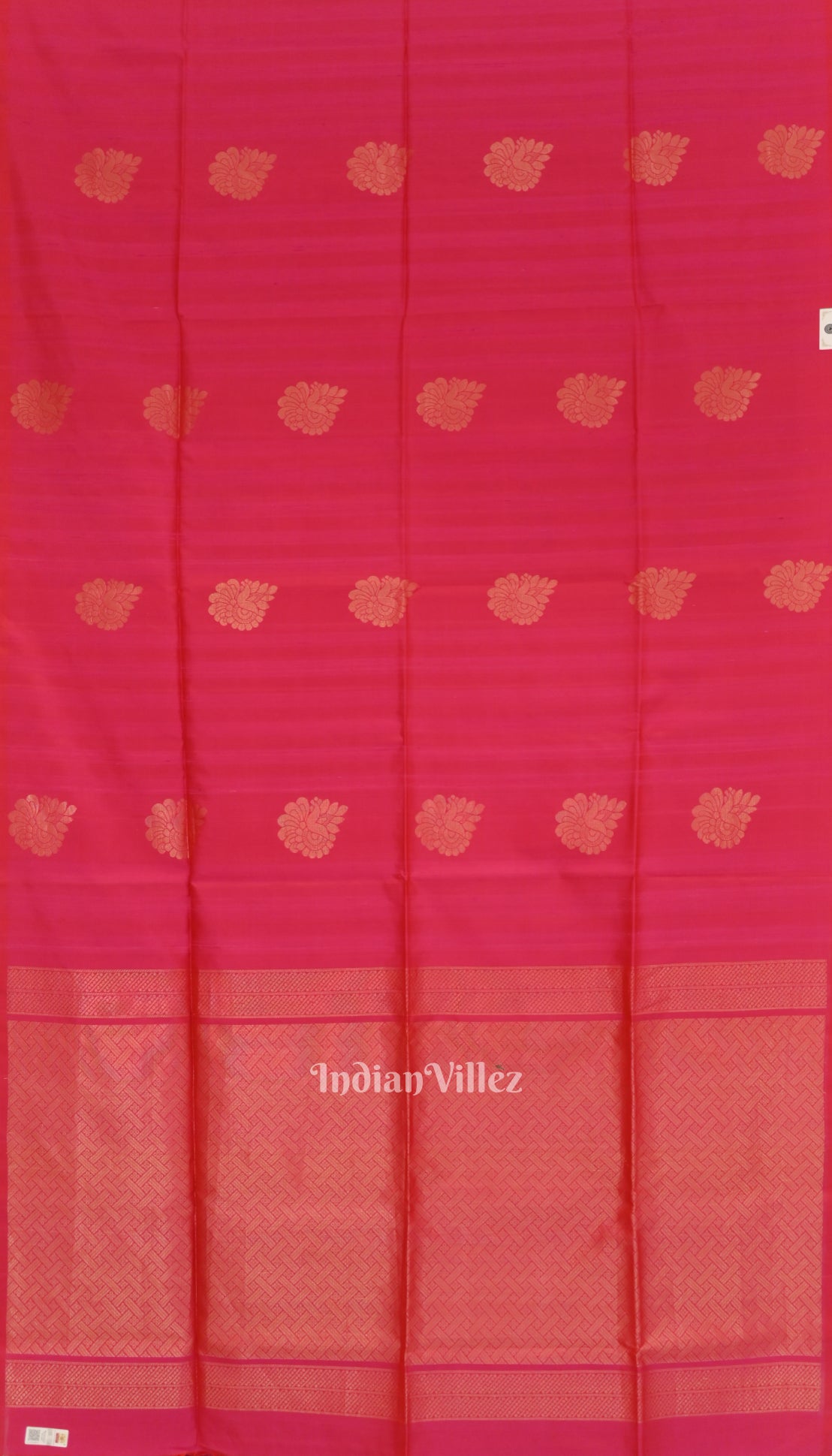 Rani Pink Pure Kanjivaram Soft Silk Saree