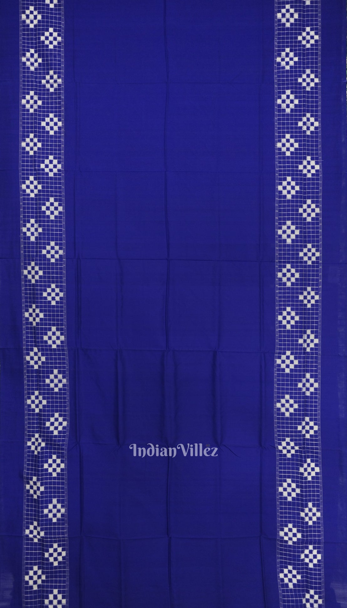 Blue Contemporary Pasapali Sambalpuri Silk Saree