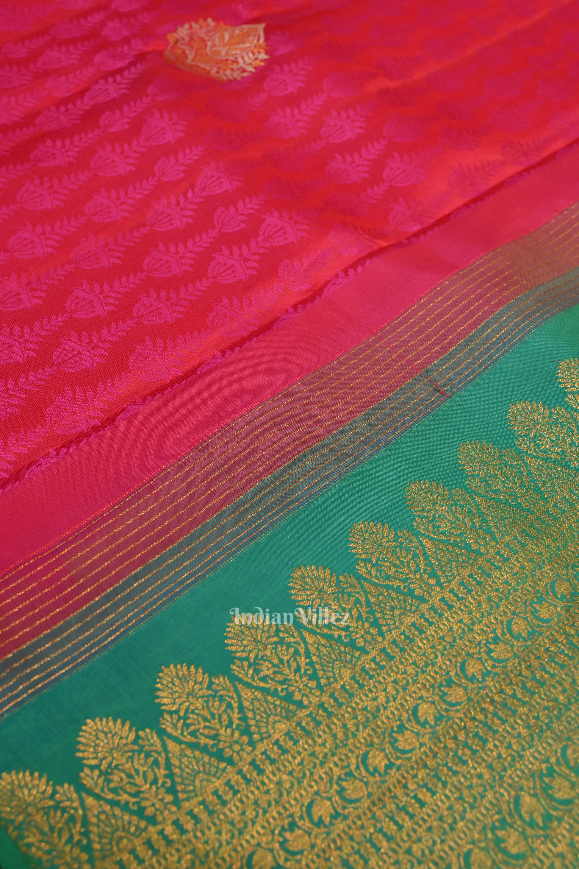 Pink Pure Kanjivaram Silk Saree