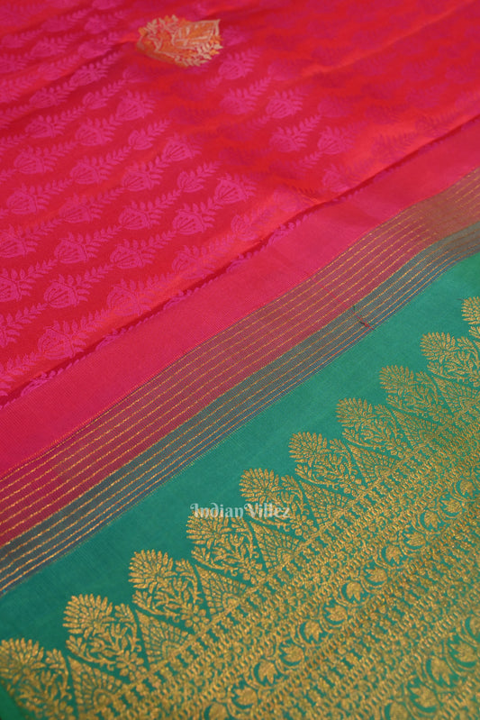 Pink Pure Kanjivaram Silk Saree