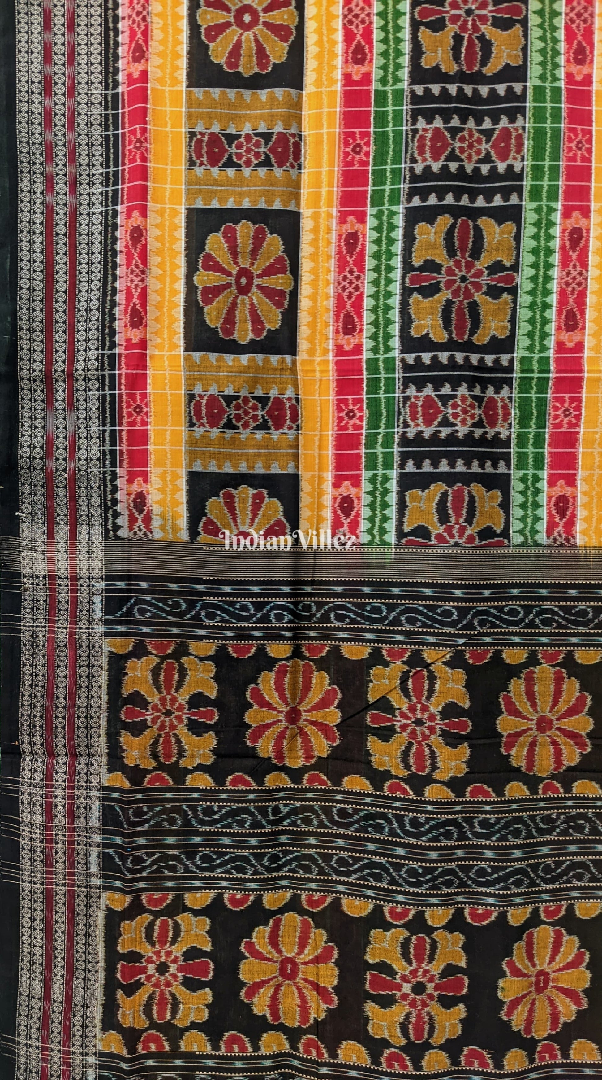 Multicolor Utkal Laxmi Sambalpuri Cotton Saree