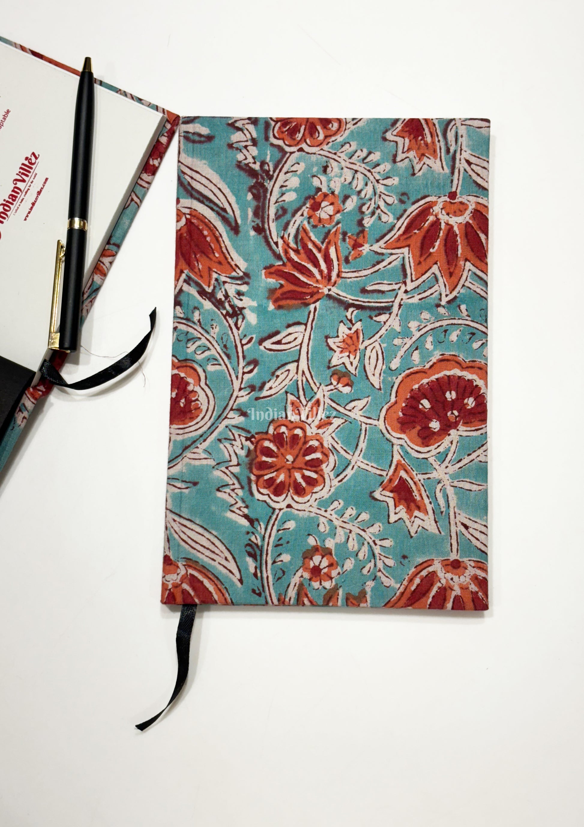 Hand Block-Print Handmade Woven Cotton Fabric Cover Diary