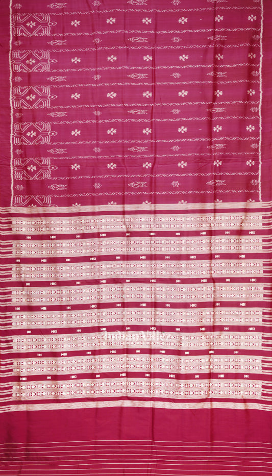 Rani Dual Tone Odisha Ikat Contemporary Silk Saree