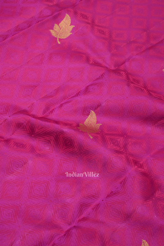 Magenta Designer Pure Kanjivaram Silk Saree