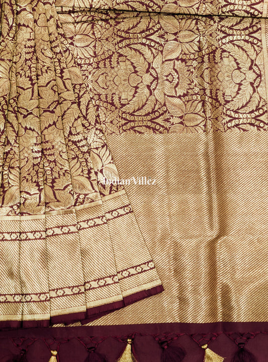 Janhvi Kapoor Inspired Pure Designer Katan Banarasi Saree