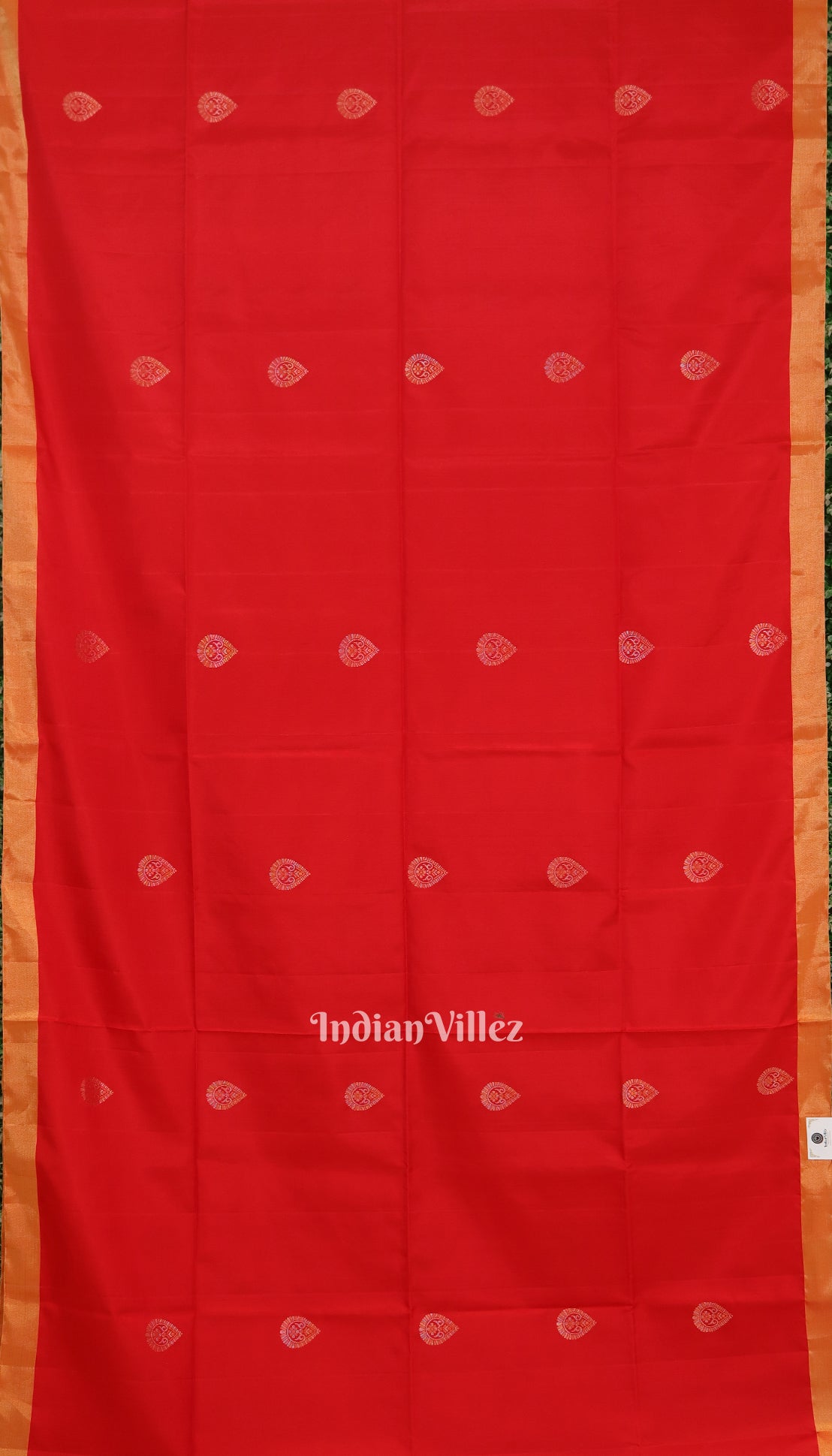 Red Pure Kanjivaram Soft Silk Saree