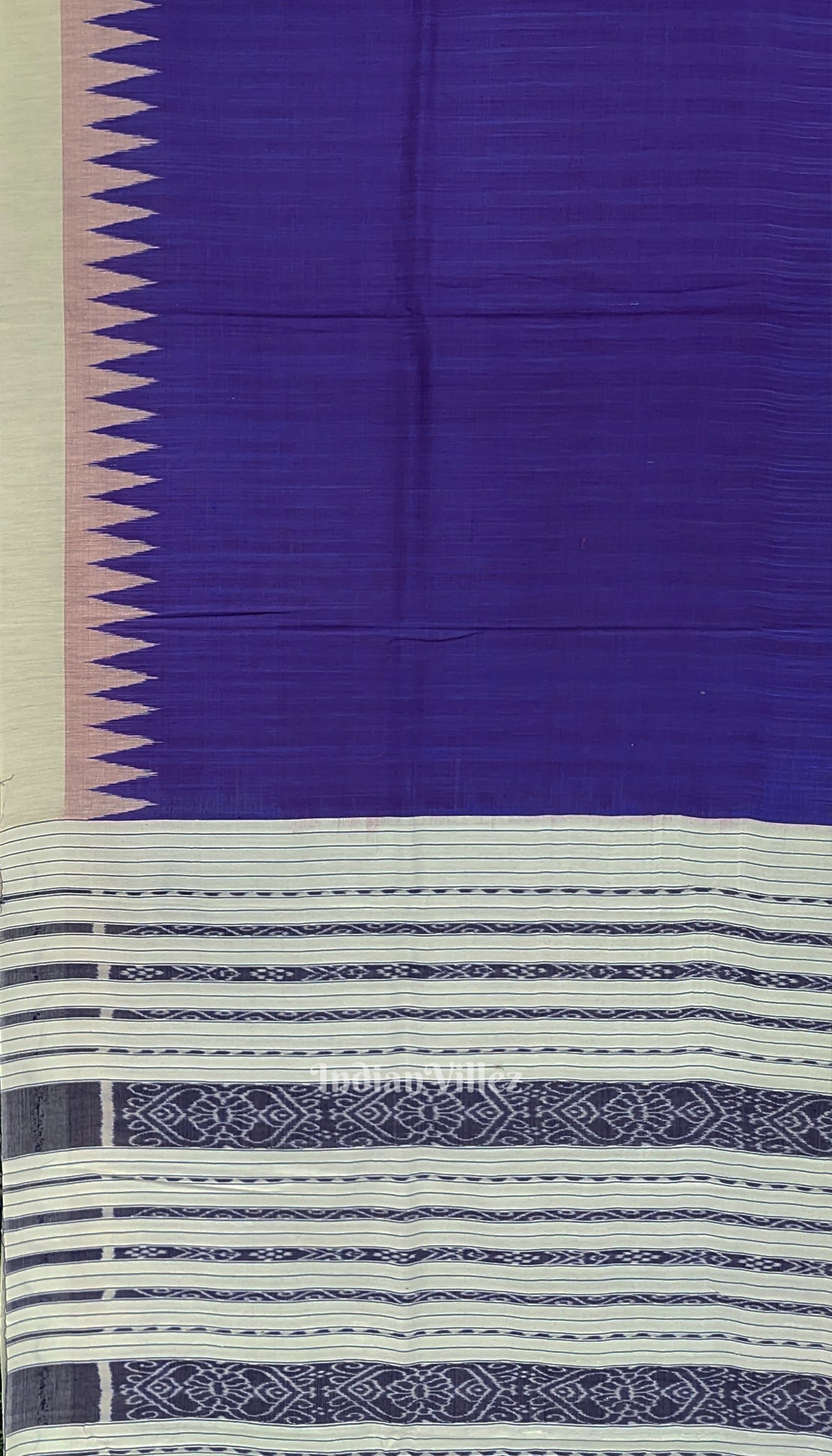 Blue White Gopalpur Tussar Saree