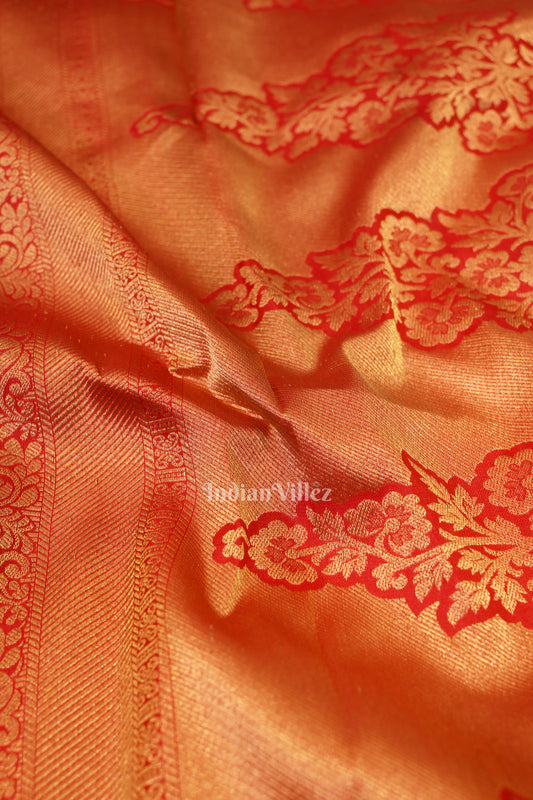 Red Pure Kanjivaram Silk Saree