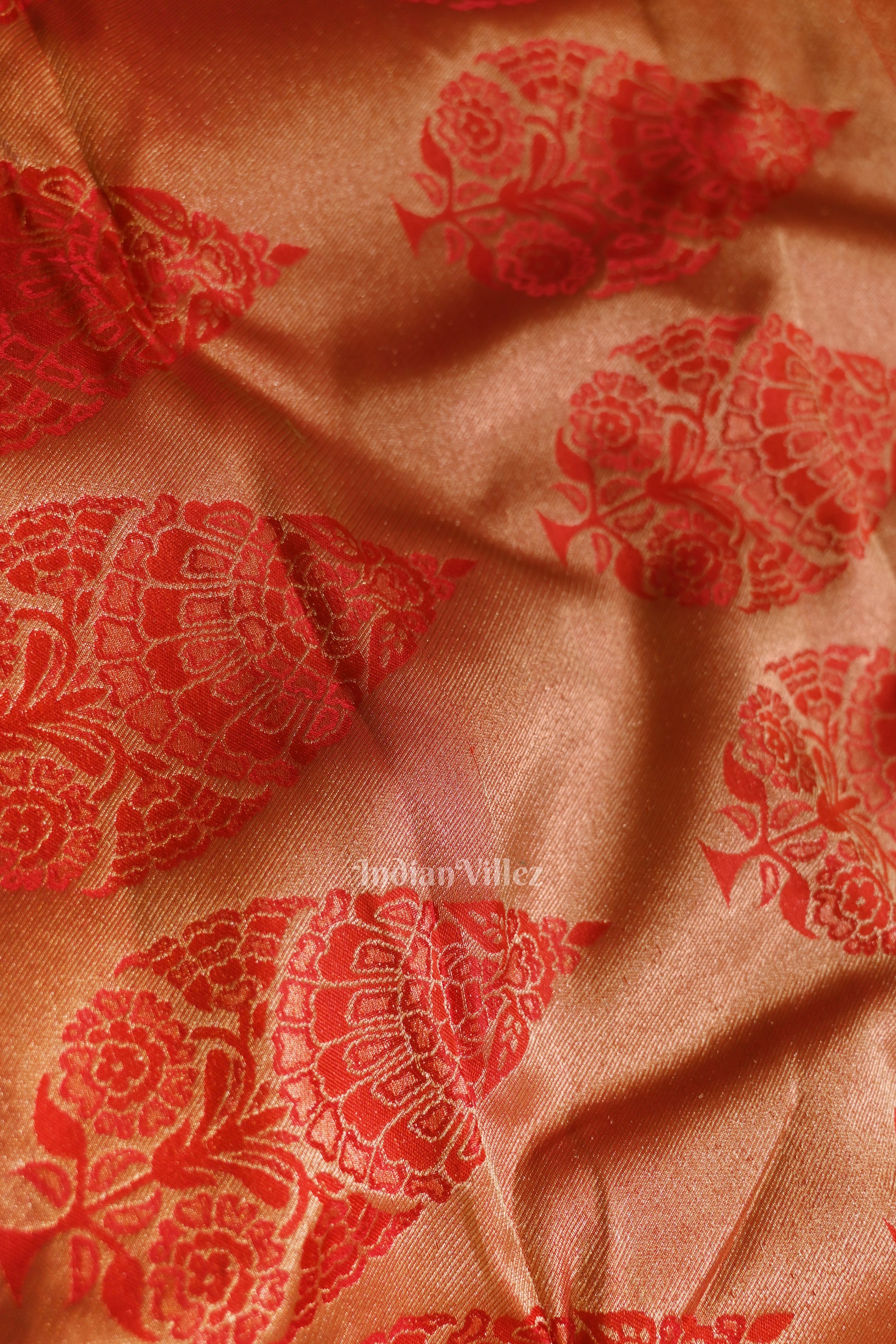  Red Pure auntheticate Kanjivaram Silk Saree 