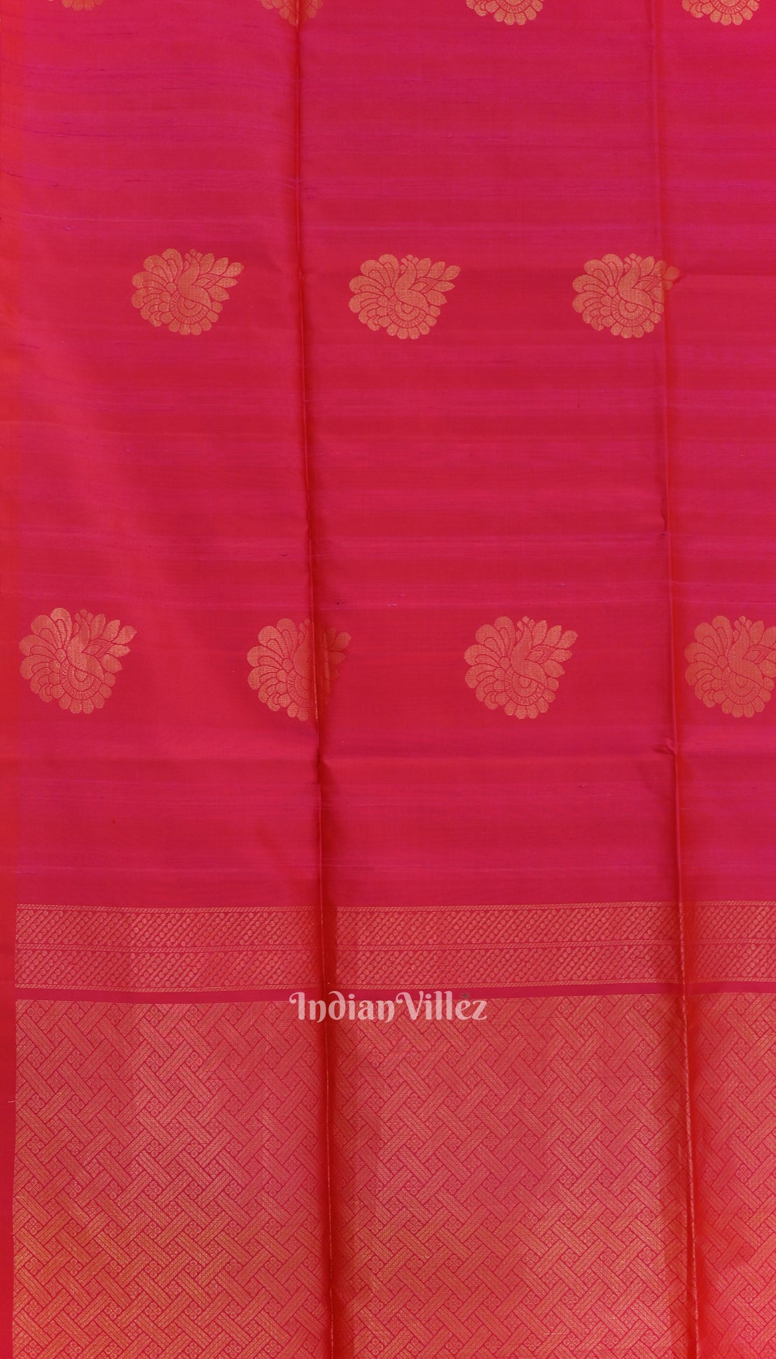 Rani Pink Pure Kanjivaram Soft Silk Saree