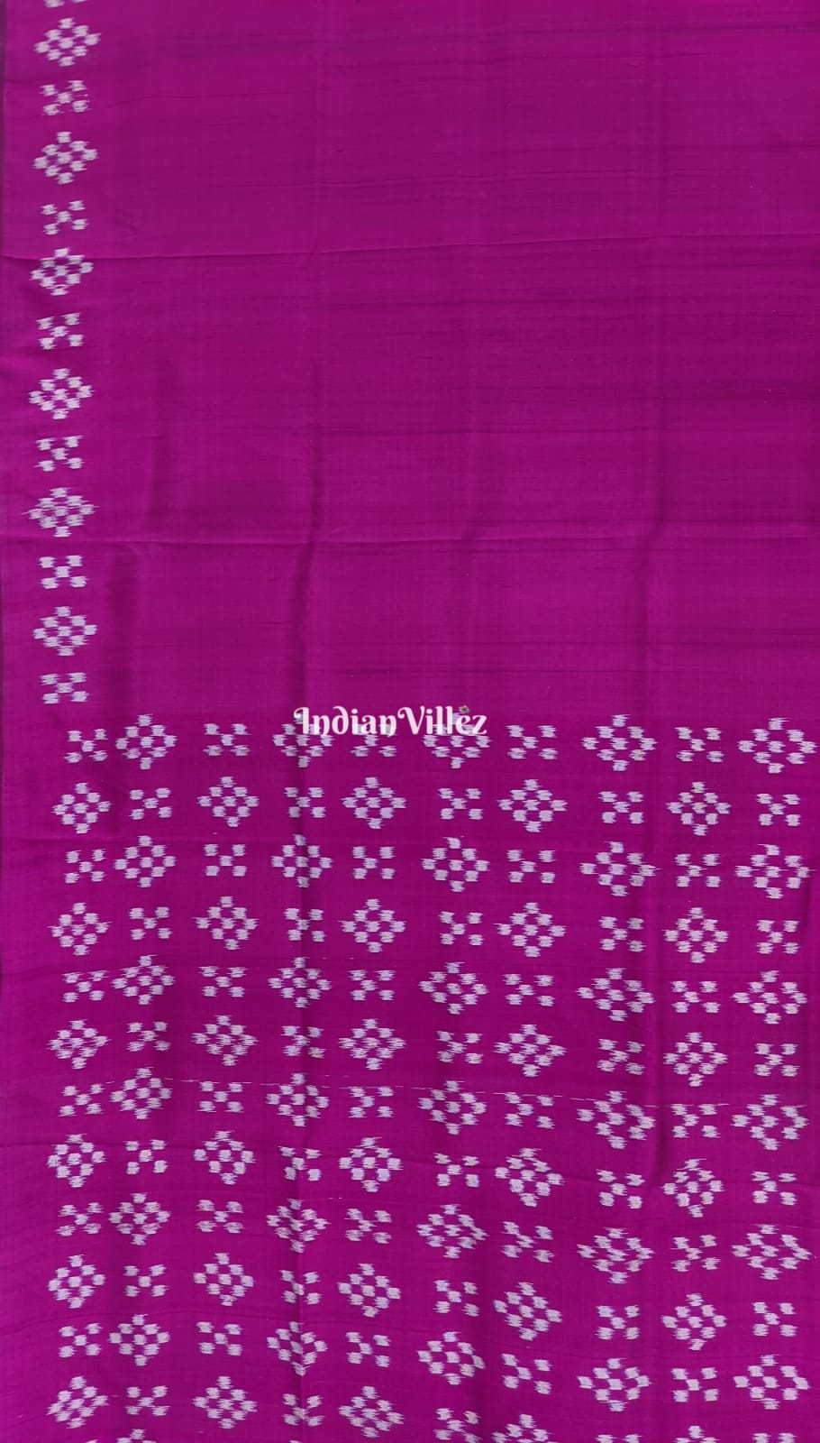 Magenta Odisha Ikat Pasapali Contemporary Silk Saree