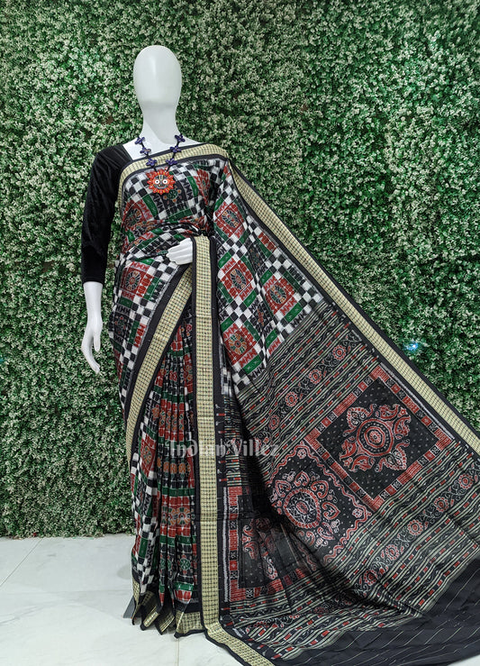 Green Utkalalaxmi Sambalpuri Silk saree