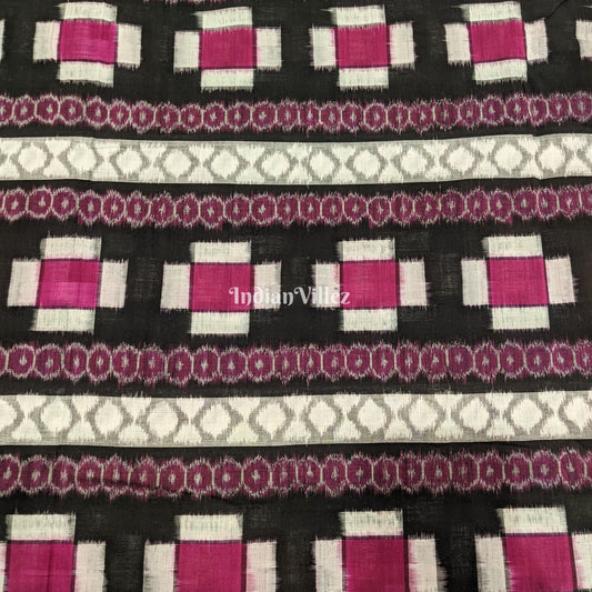 Pasapali Theme Sambalpuri Ikat Cotton Fabric