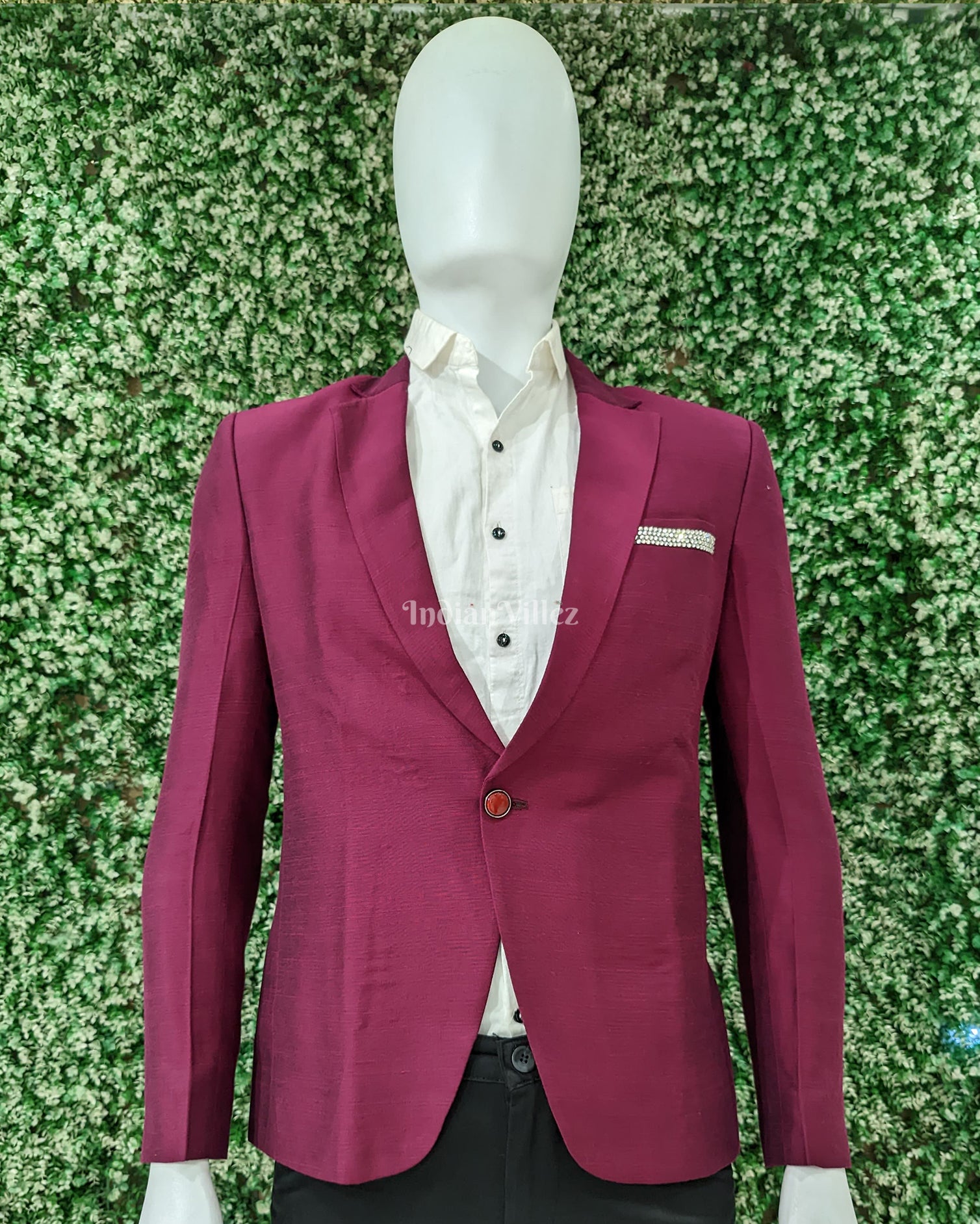 Maroon Casual Stylish Blazer For Men