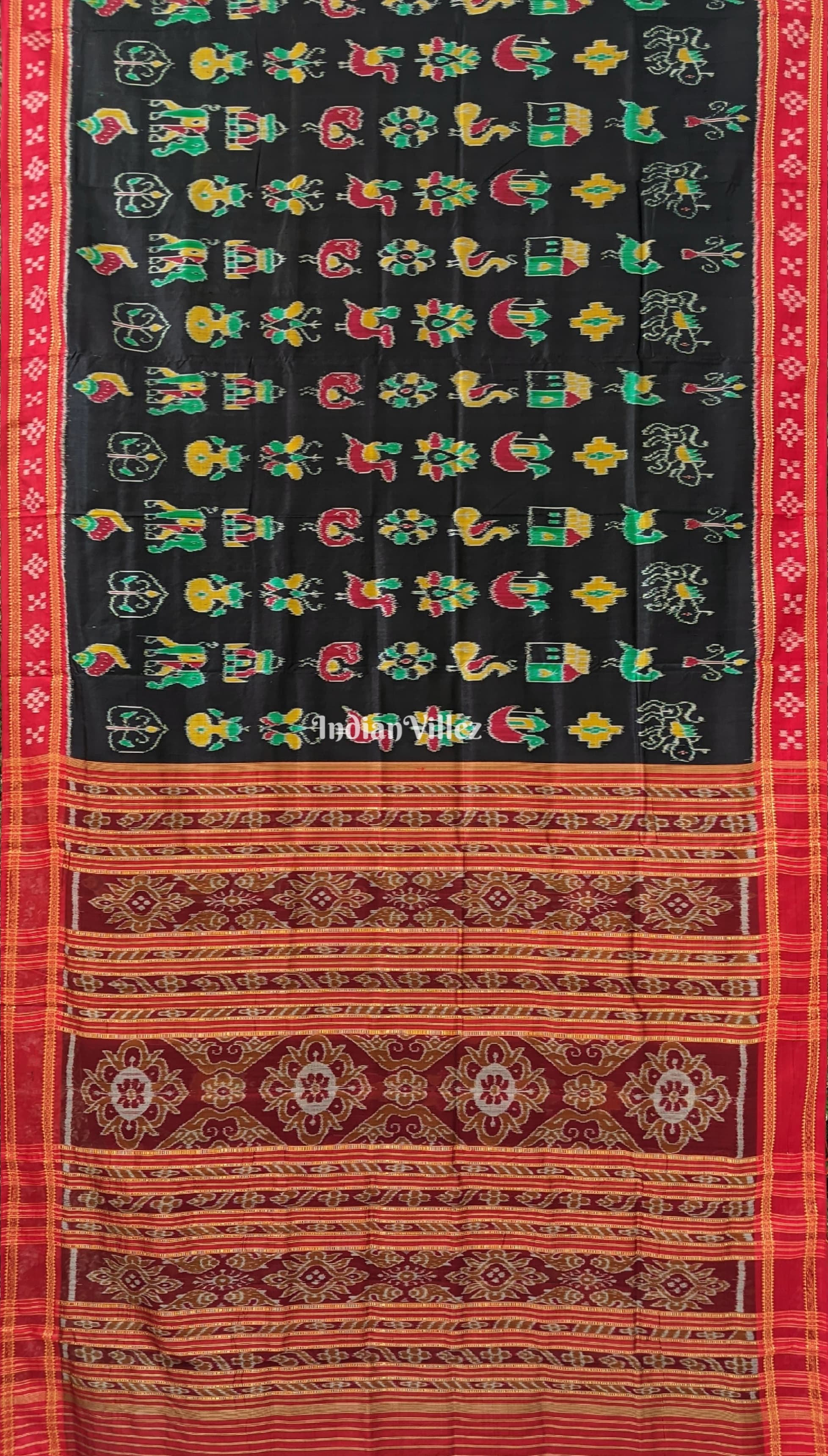 Buy Pure Silk Ikkat Odisha Khandua Pata Sarees Online Worldwide Shipping –  My Clothing Treasure