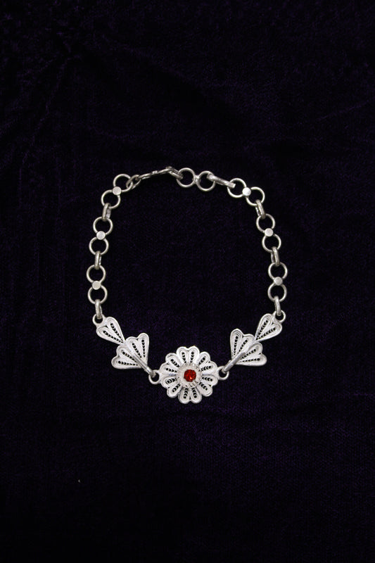 Tarakasi Silver Filigree Bracelet For Women