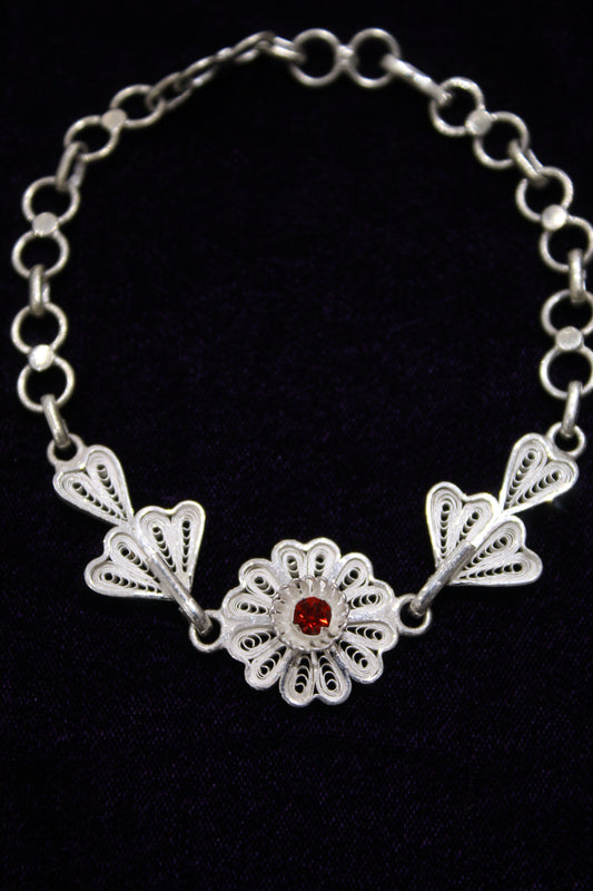 Tarakasi Silver Filigree Bracelet For Women