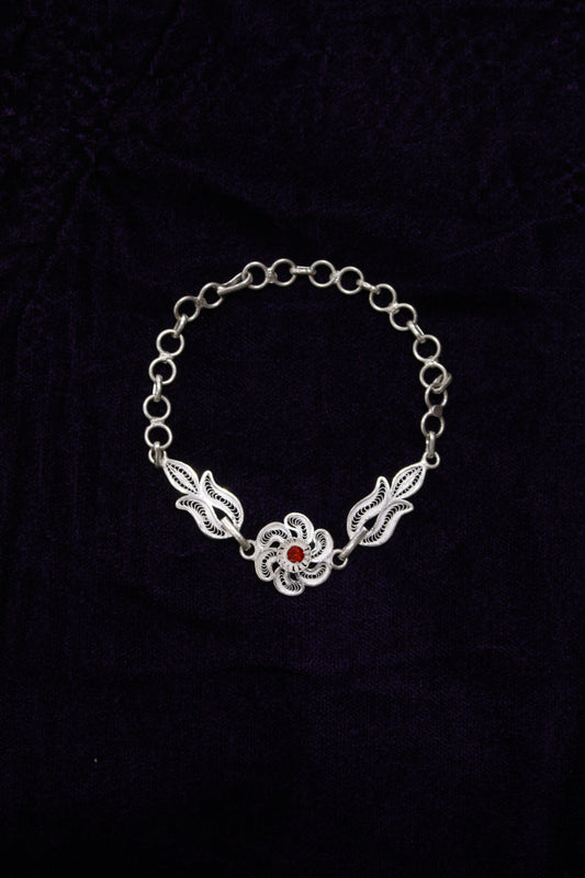 Tarakasi Silver Filigree Bracelet For Women