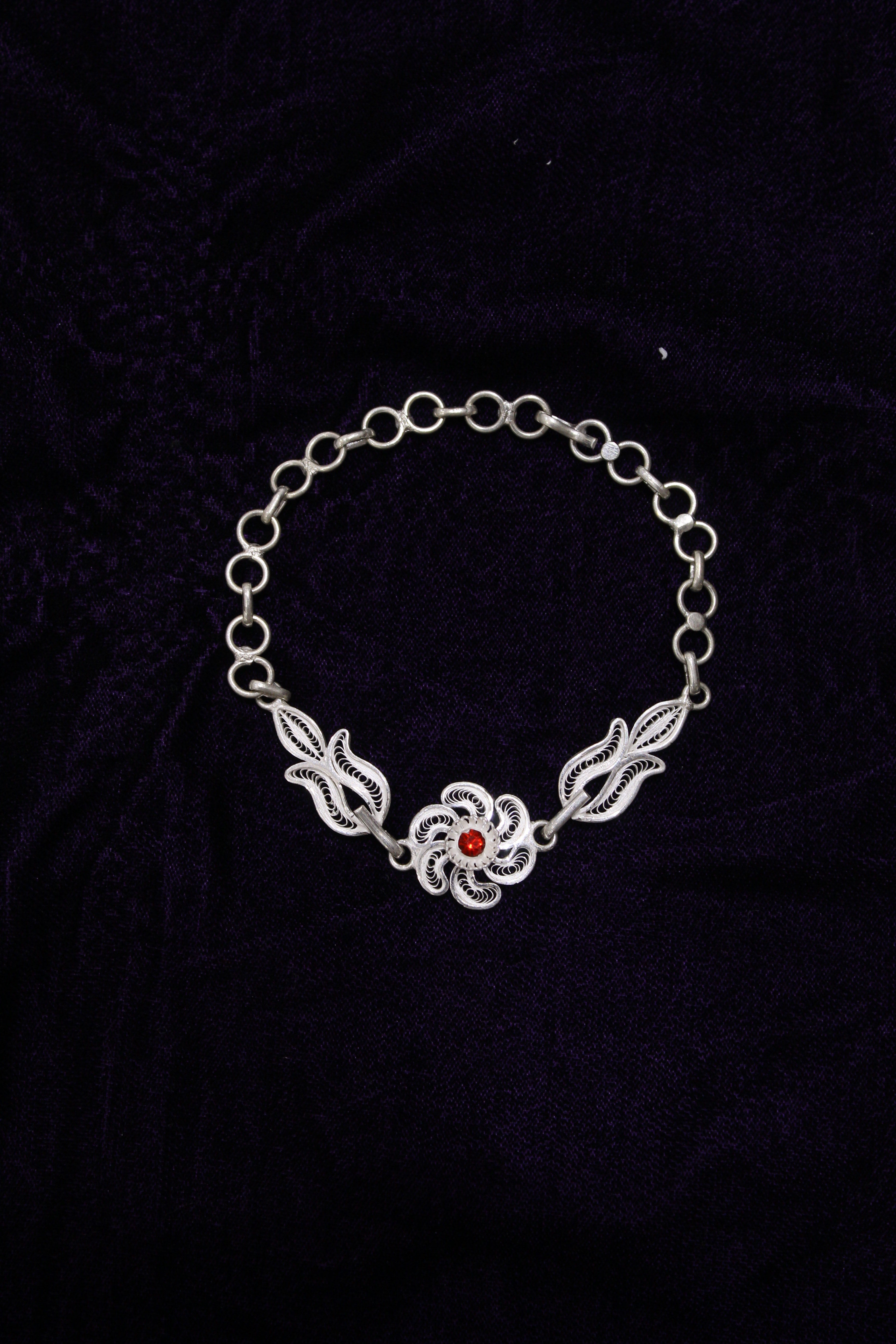 Tarakasi Silver Filigree Bracelet For Women