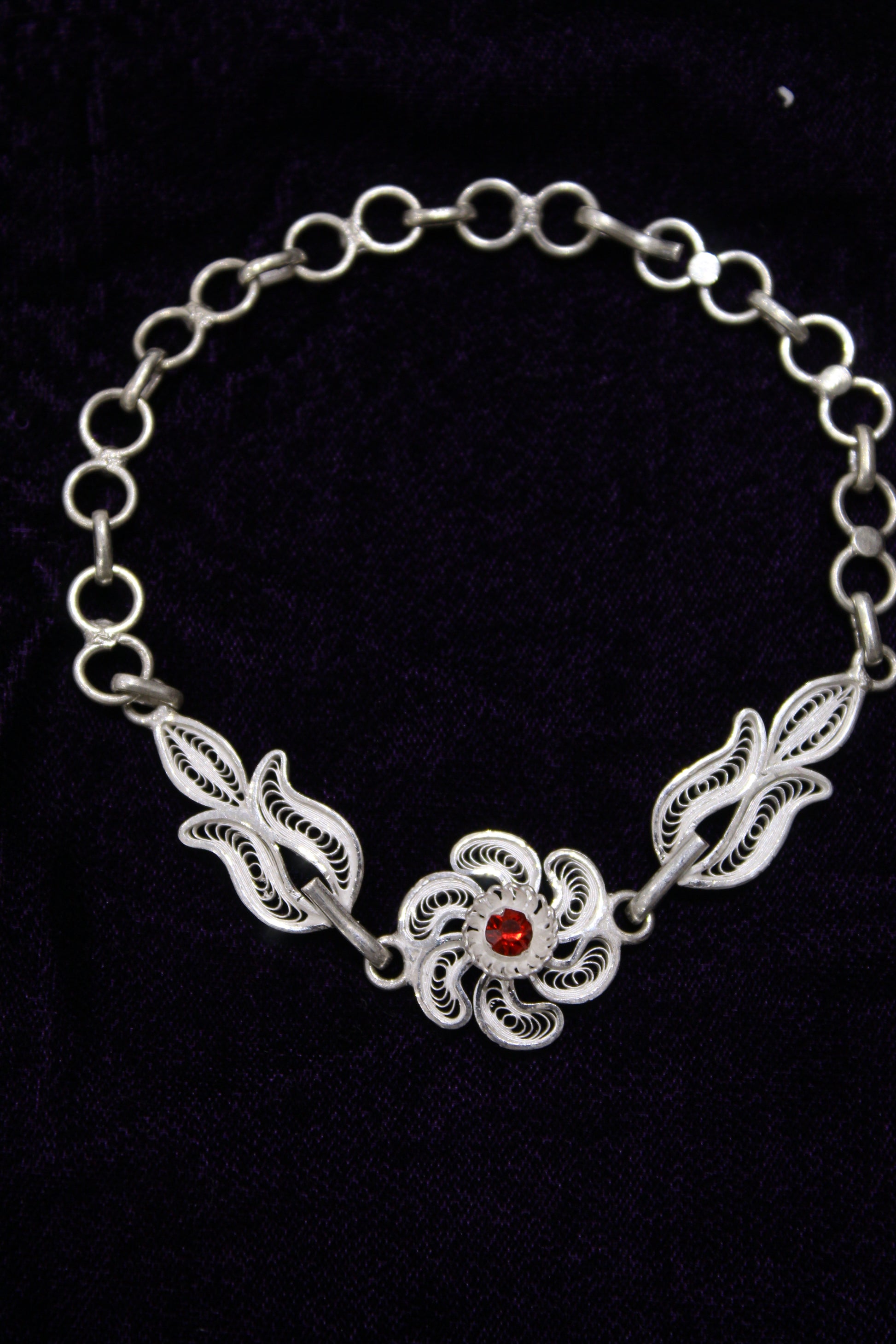 Tarakasi Silver Filigree Bracelet For Women