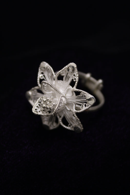 Women's Tarakasi Silver Filigree Ring