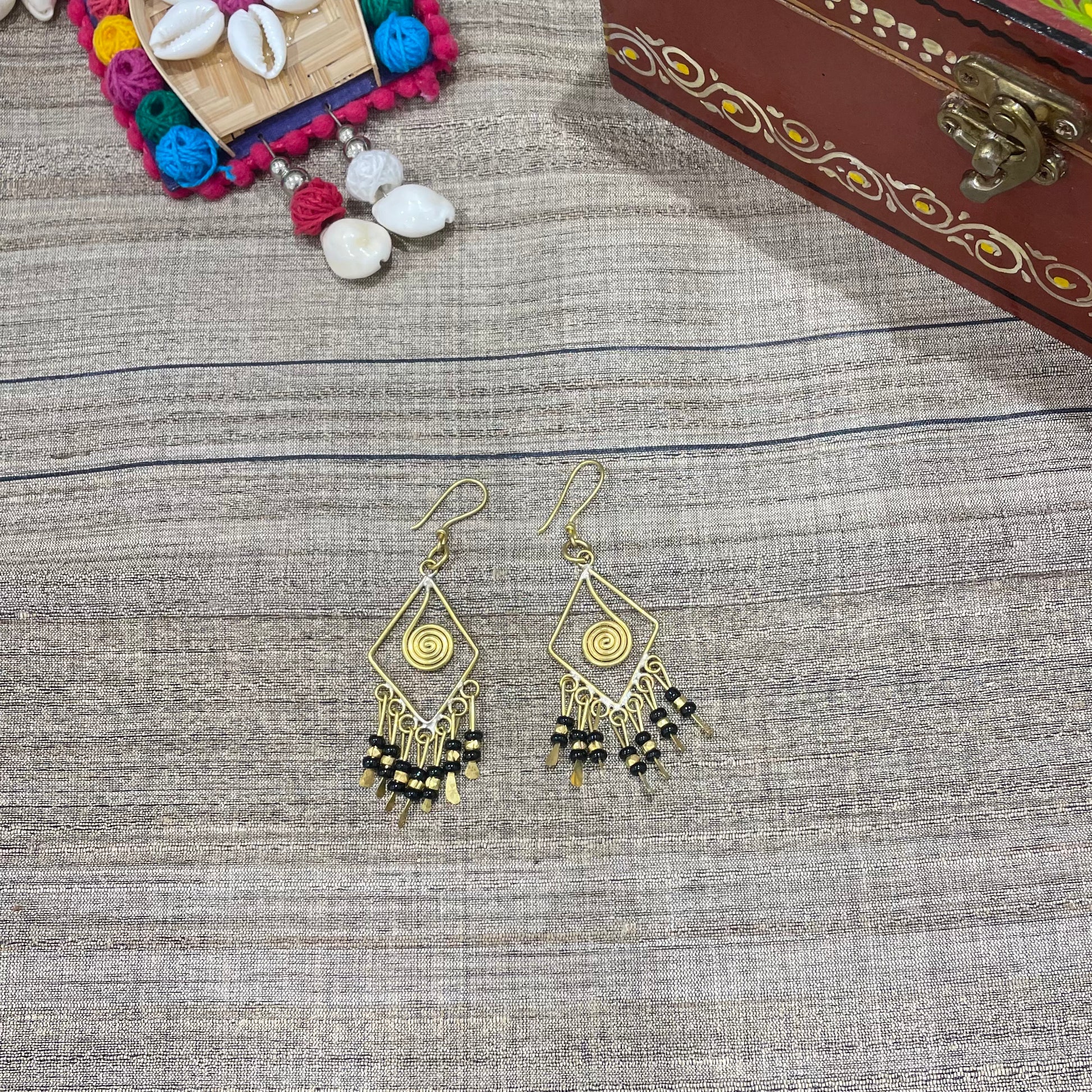 Designer Handcrafted Dokra Tribal Earring