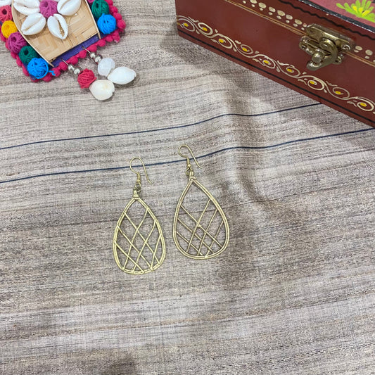 Fruits design Handcrafted Dokra Tribal Earring