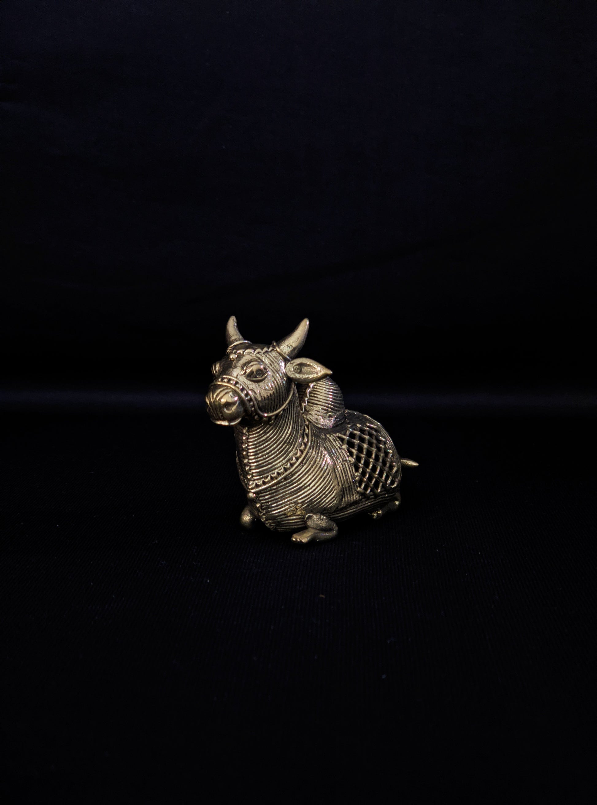 Handmade Dhokra Nandi Bull