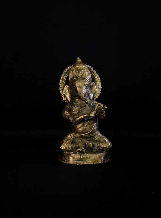 Dhokra Craft  - Sitting Ganesh