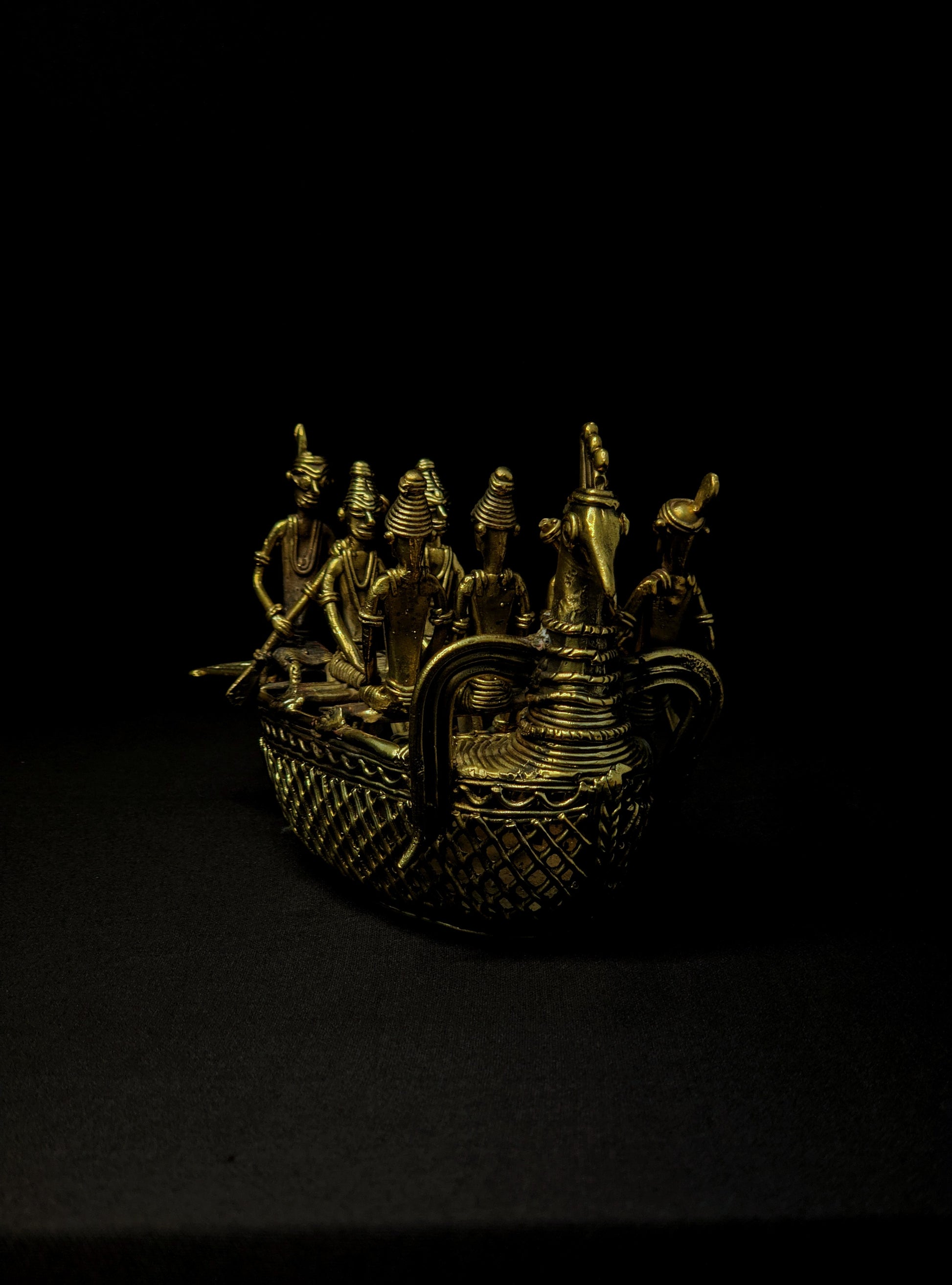 Dhokra Handcrafted Ancient Maritime Boat