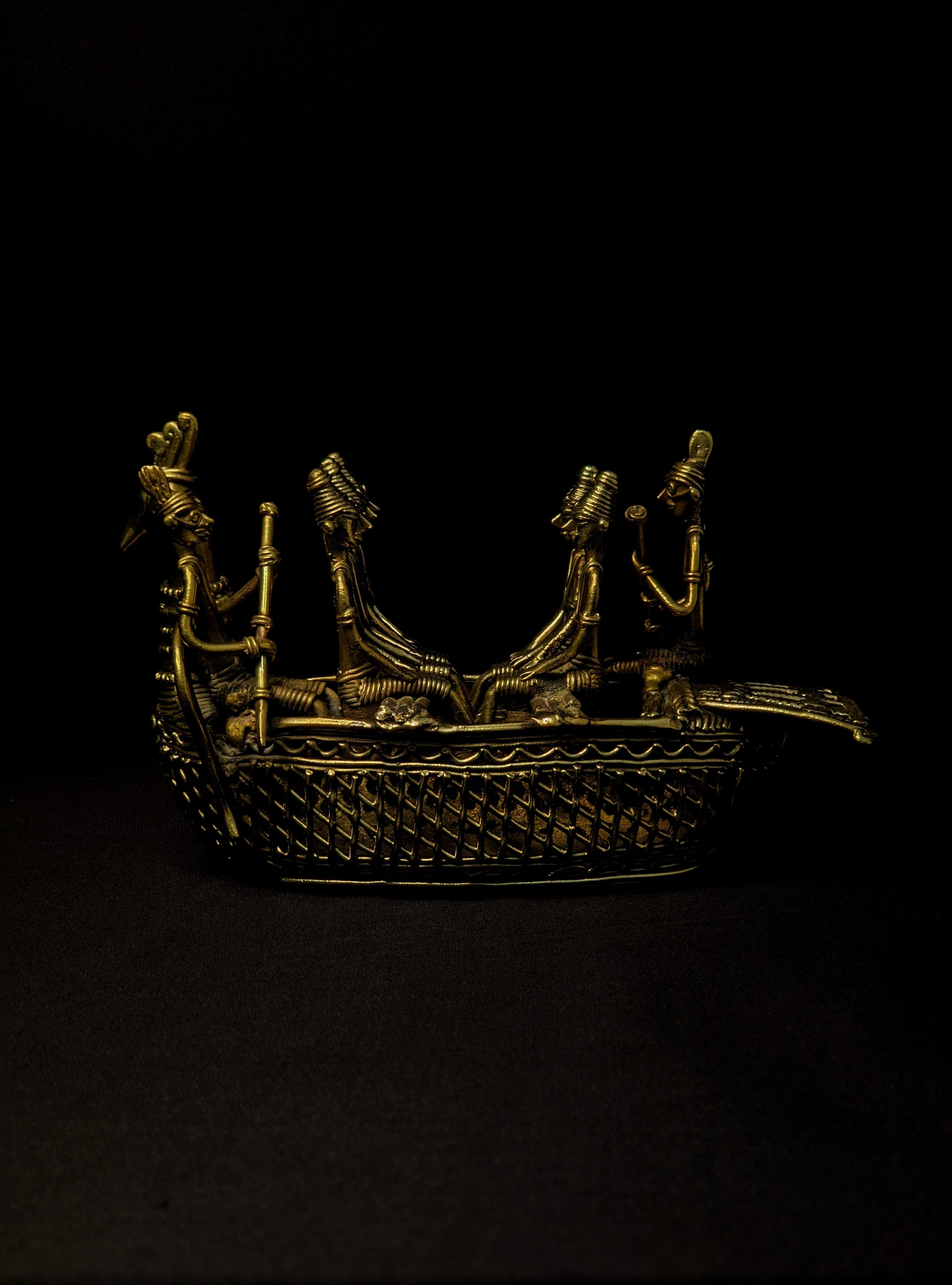 Dhokra Handcrafted Ancient Maritime Boat