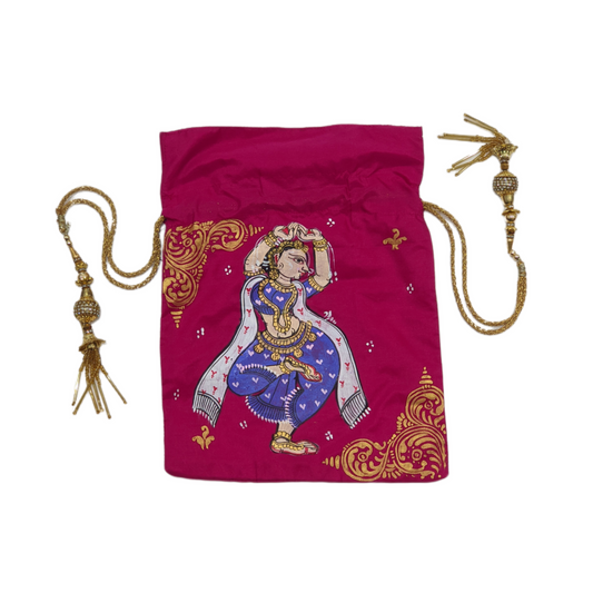 Rani Nartaki Pattachitra Potli Bag