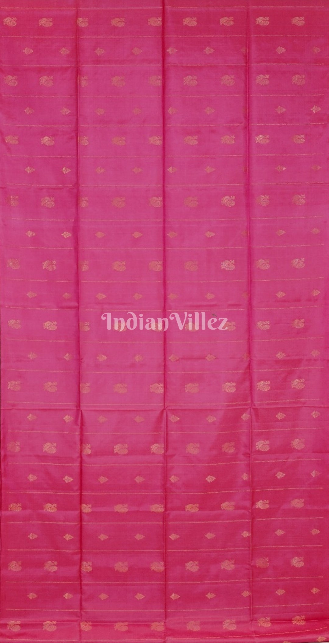 Pink With Green Pure Kanjivaram Silk Saree 